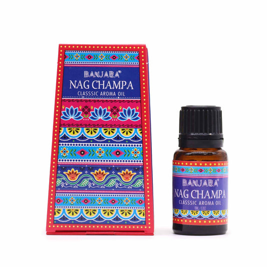 Banjara - Nag Champa Fragrance Oil - 10ml Bottle