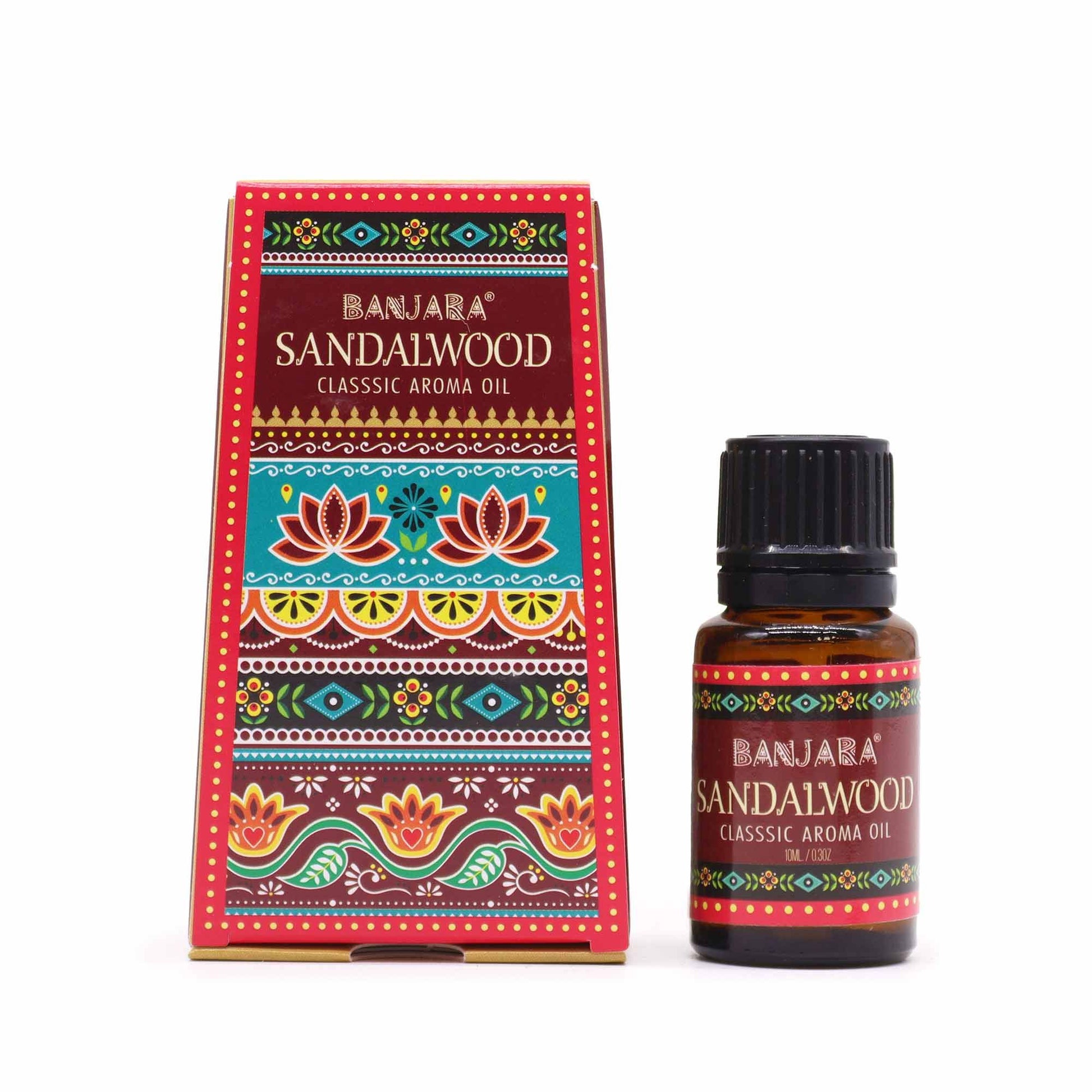 Banjara - Sandalwood Fragrance Oil - 10ml Bottle