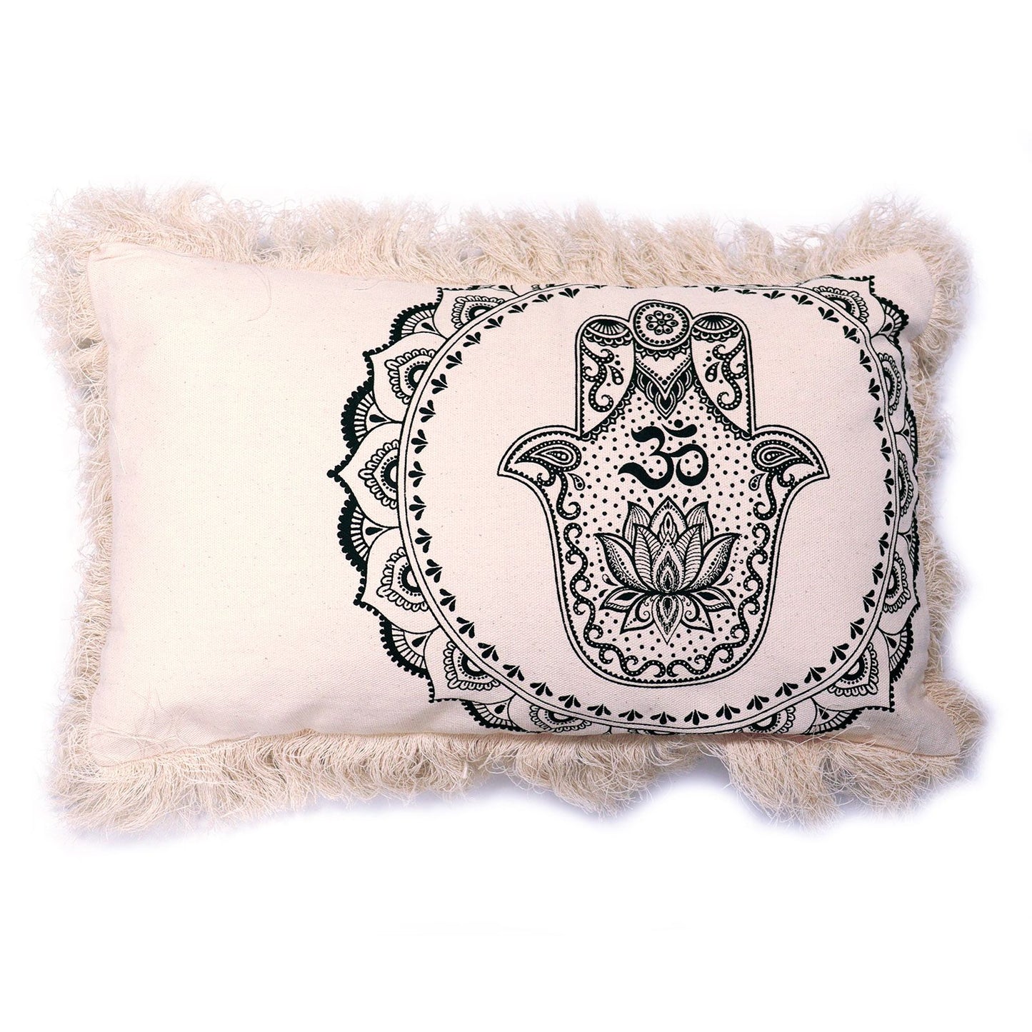 Mindful Goods - Hamsa Cushion Cover - Natural - 30cm x 50cm