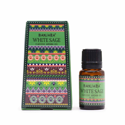 Banjara - White Sage Fragrance Oil - 10ml Bottle