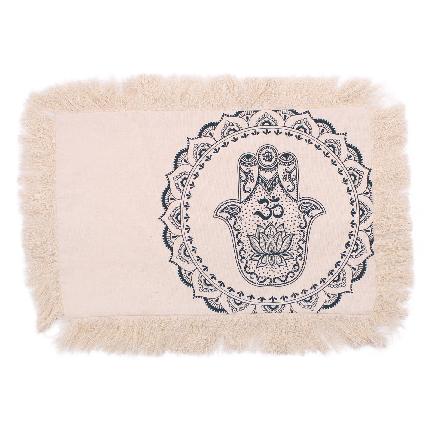 Mindful Goods - Hamsa Cushion Cover - Natural - 30cm x 50cm