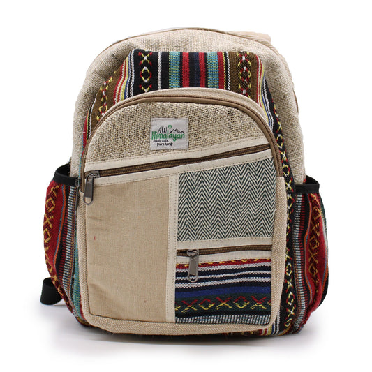 Mindful Goods - Small Hemp Backpack - Zips Style Design