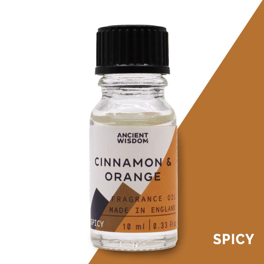 AW Home - Cinnamon and Orange Fragrance Oil - 10ml Bottle