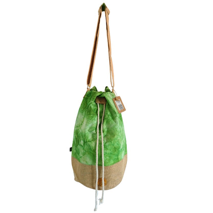 Mindful Goods - Two Way Backpack - Green Stonewash - Tree of Life