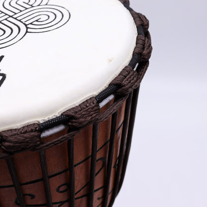 Soul Sound - Large Pro Wooden Djembe Drum - Rope Tuned - 22cm x 50cm